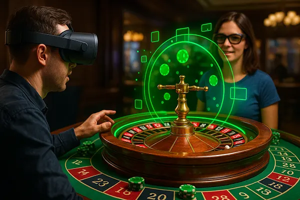 Immersive casino game