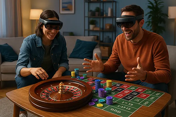 Immersive casino game
